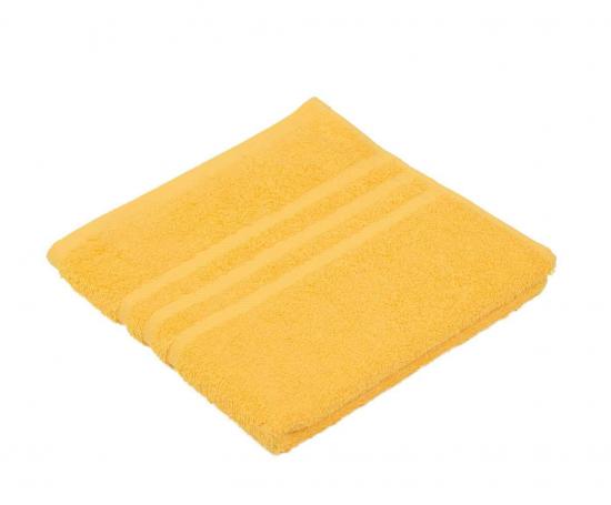 Gözze second Hand Frottee Handtuch Sylt gut gebraucht Badetuch Duschtuch Hotelwäsche Baumwolle gold gelb flauschig weich