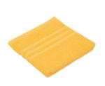 Gzze second Hand Frottee Handtuch Sylt gut gebraucht Badetuch Duschtuch Hotelwsche Baumwolle gold gelb flauschig weich