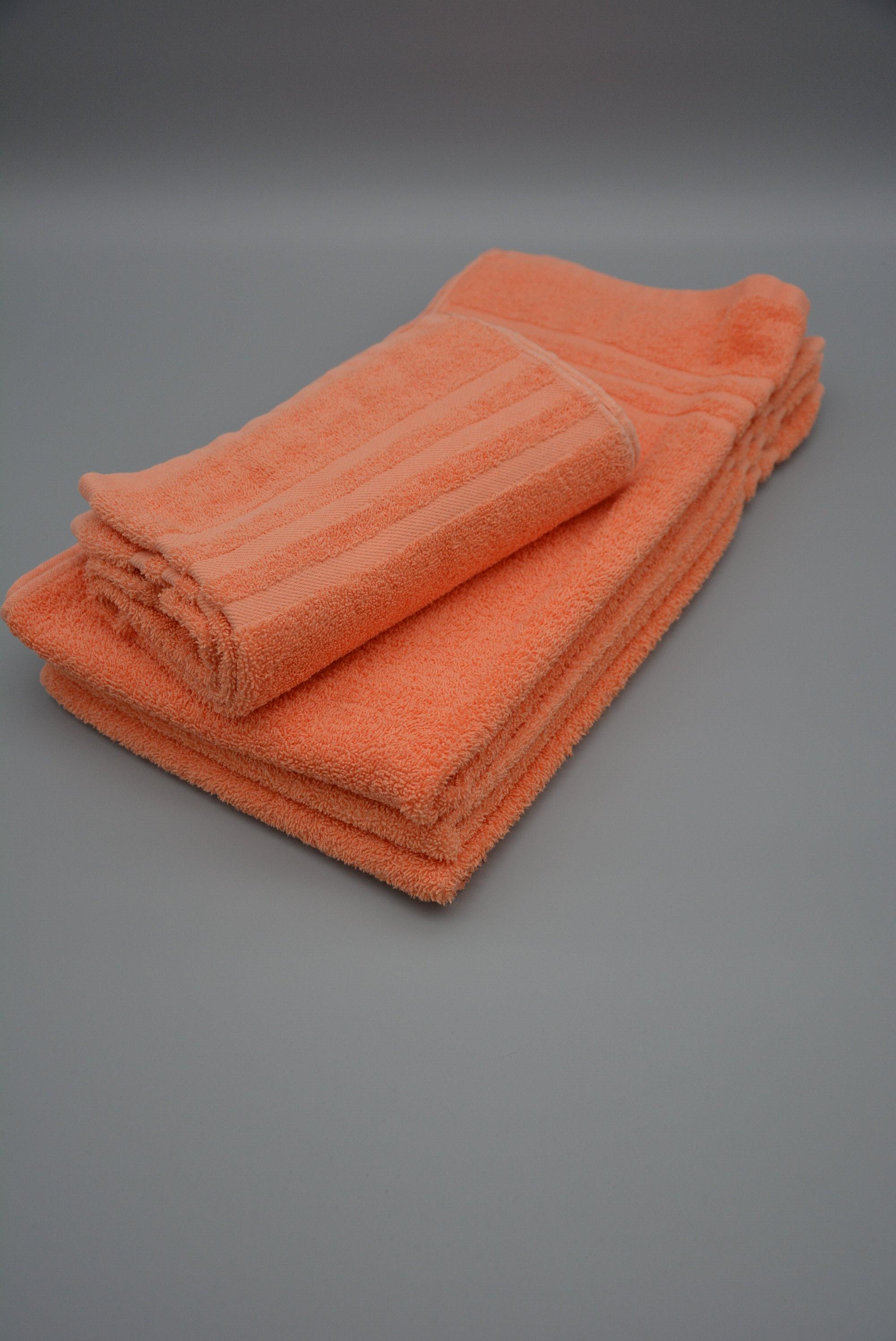 Frottee Handtuch Sylt in mandarinefarben